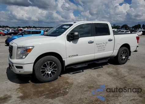 2021 Nissan Titan Sv из США, поврежденный, VIN 1N6AA1ED8MN522609